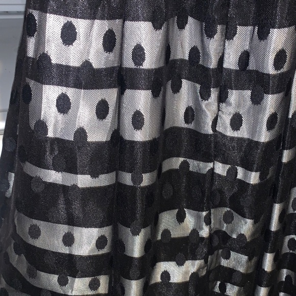 R&K Black and Gray Striped Midi Dress - Picture 11 of 15